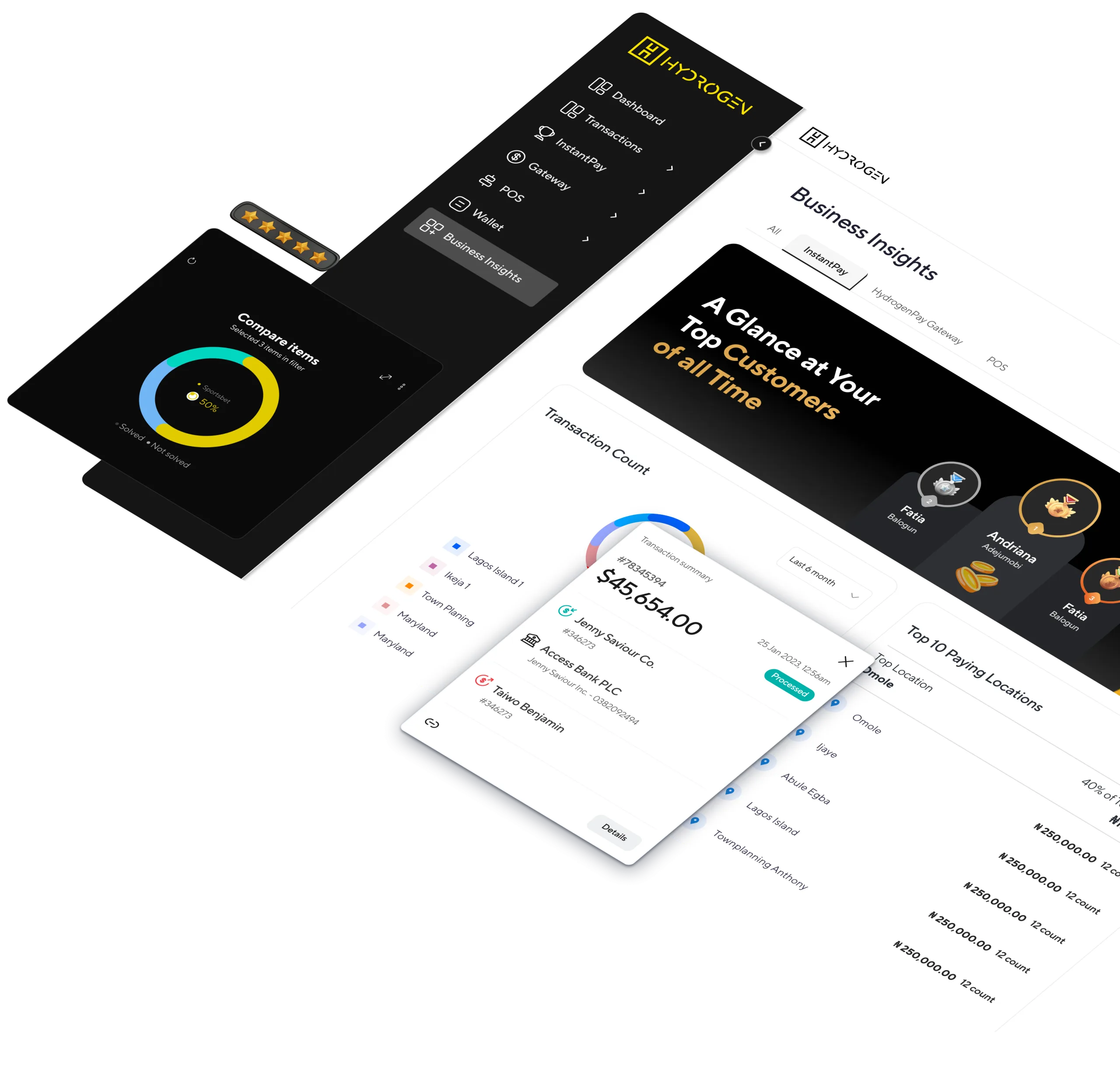 Payment Merchant Portal by Hydrogen