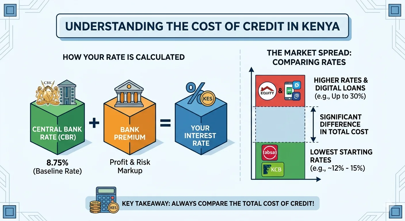Navigating the Cost of Credit in Kenya: What Your Bank is Actually Charging You